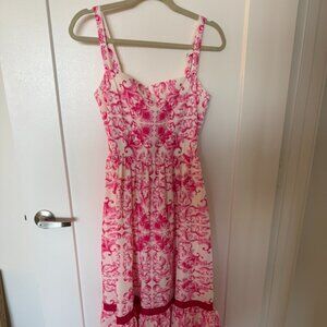 Merianna Fit and Flare Midi Dress